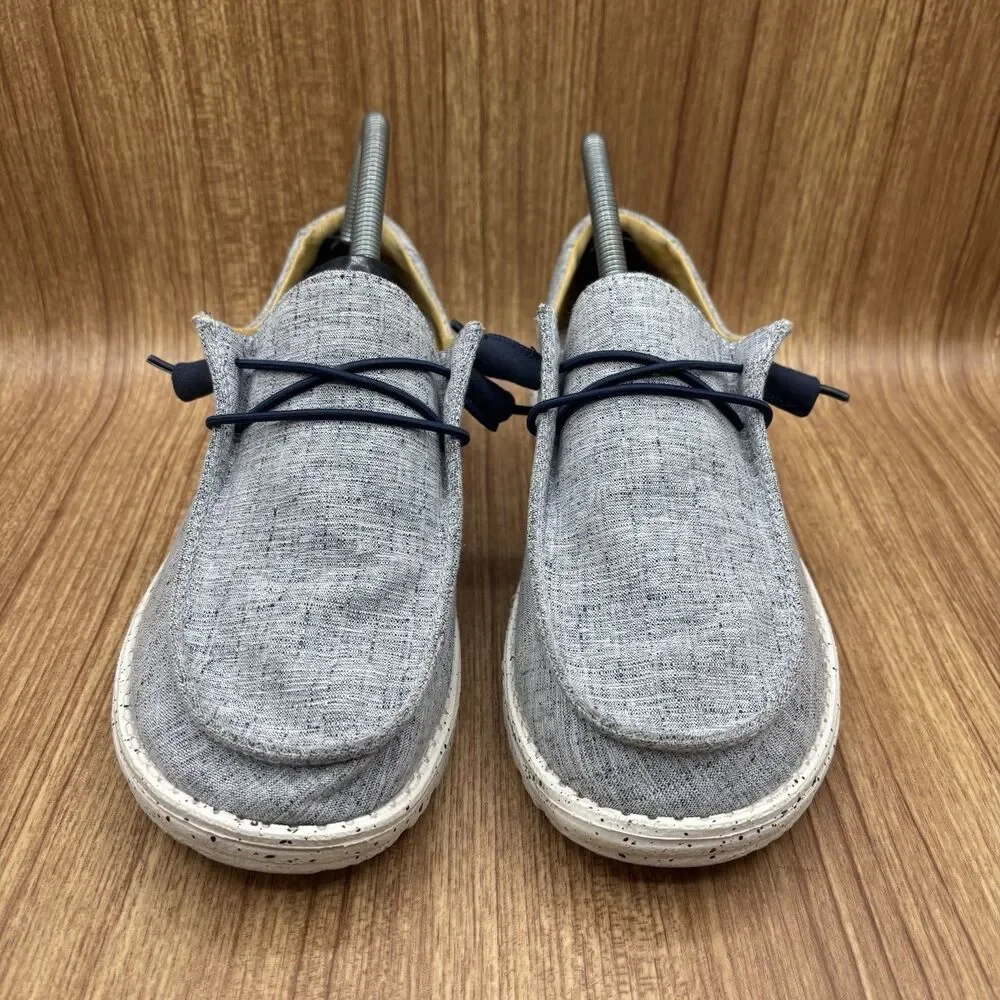 Hey‎ Dude Wendy Chambray White Blue/US Women's 9 Slip on sneakers